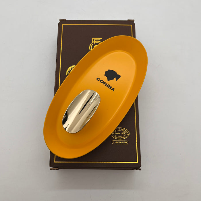 Lubinski Boat-Shaped Single Cigar Ceramic Ashtray