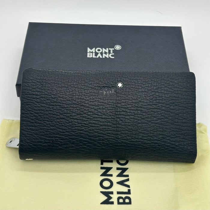 Montblanc Meisterstück Soft Grain Real Leather Wallet Zip-Around. (Montblanc Collection)