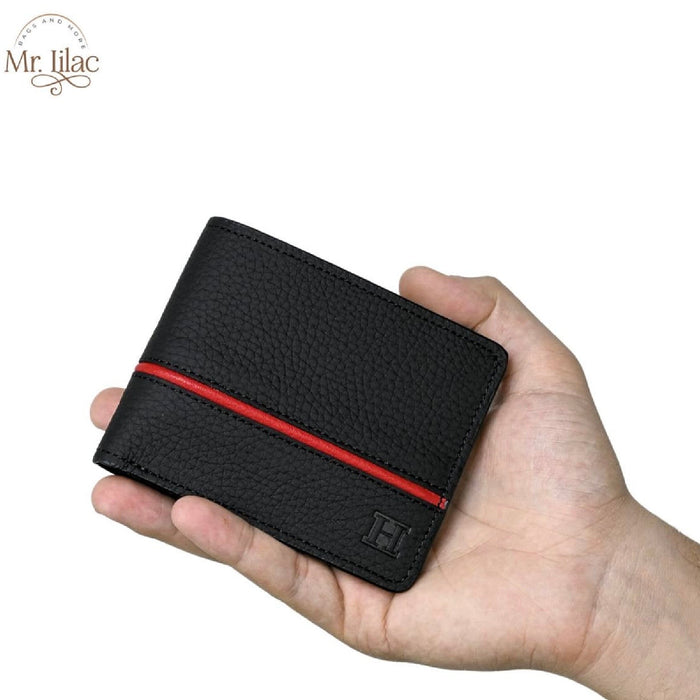“H” Real Leather Wallet