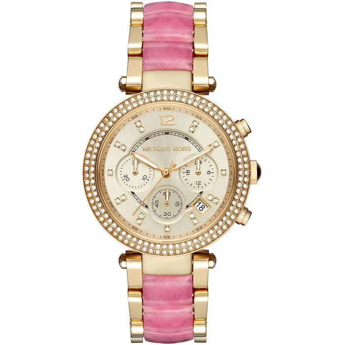 Michael Kors Parker Chronograph Quartz Ladies Watch MK6363 Authentic