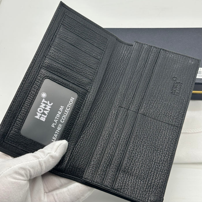 Montblanc Vertical Billfold Wallet Real Leather (Montblanc Collection)