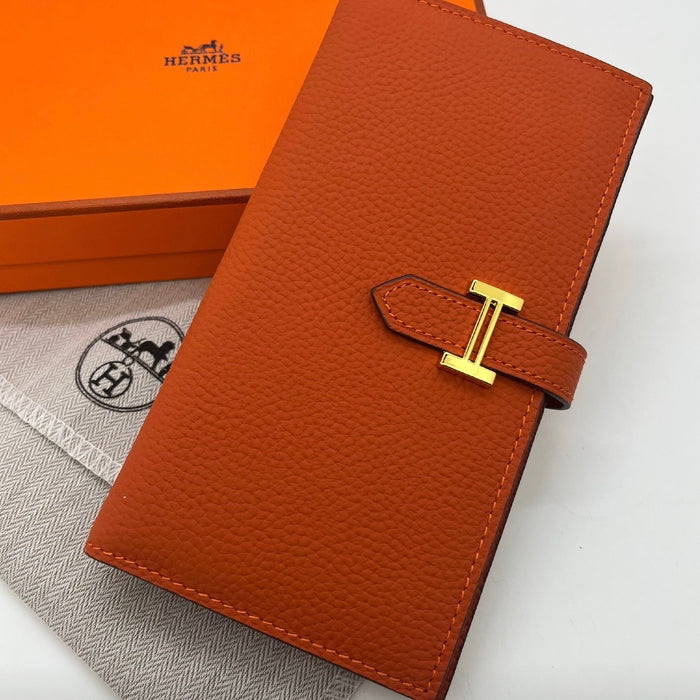 “H” Genuine Leather Women Wallet