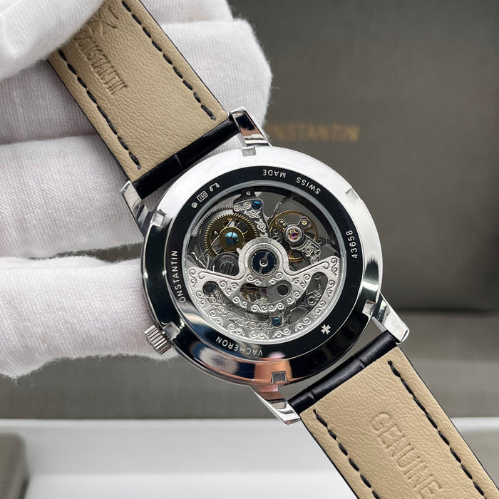 Vacheron Constantin Openworked Mechanical Skeleton – Black Dial