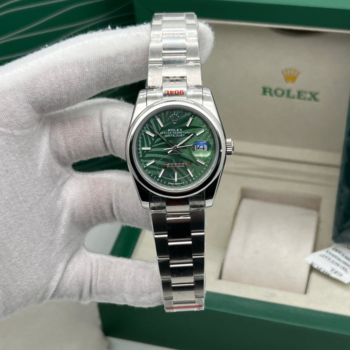 Rolex Datejust Green Palm Dial 36MM - Oyster Bracelet (5A+)