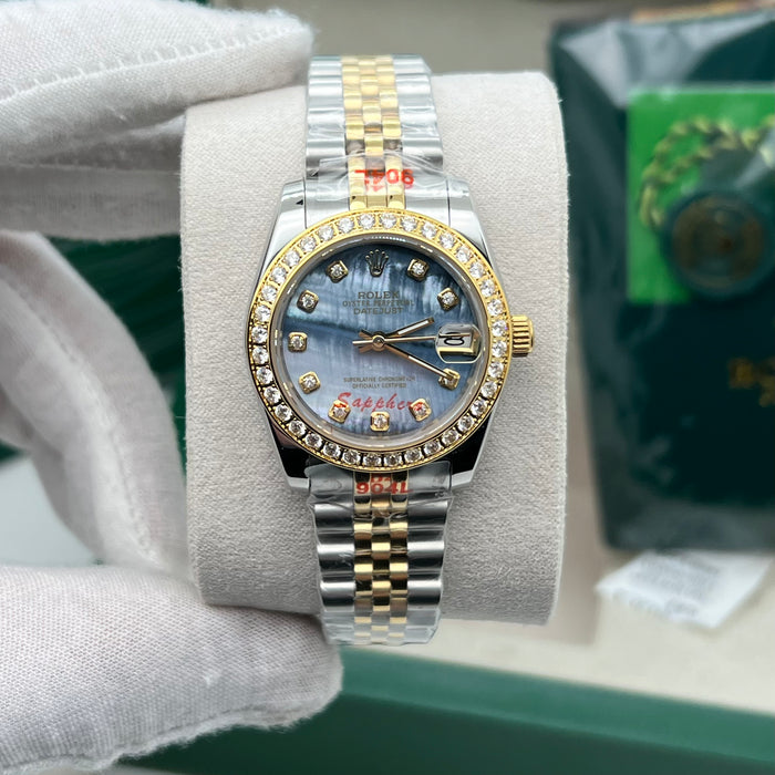 Rolex Lady Datejust Two-Tone Sapphire Dial 31MM - Jubilee Bracelet (5A+)
