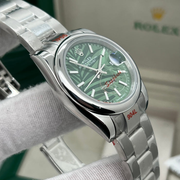 Rolex Datejust Green Palm Dial 36MM - Oyster Bracelet (5A+)