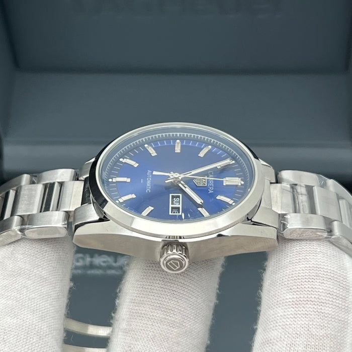 TAG Heuer Carrera Calibre 5 Automatic Blue Dial Day-Date 41MM