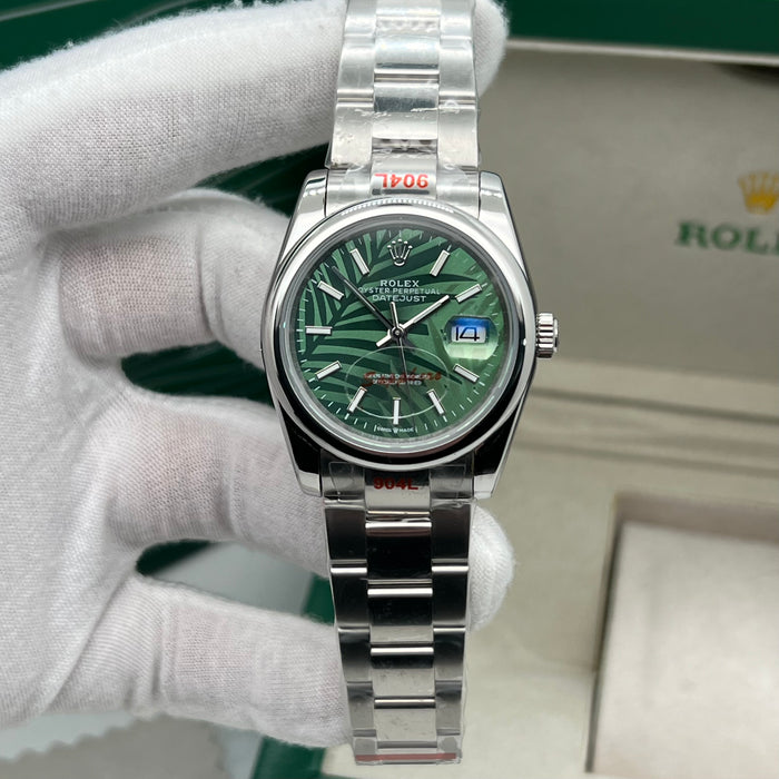 Rolex Datejust Green Palm Dial 36MM - Oyster Bracelet (5A+)