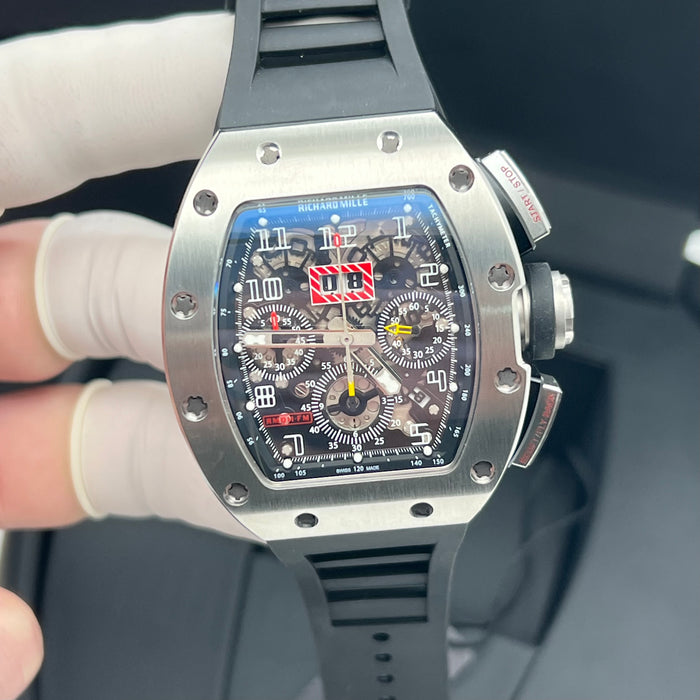 Richard Mille RM011FM Flyback Chronograph Titanium – Swiss Super Clone Automatic Skeleton Watch