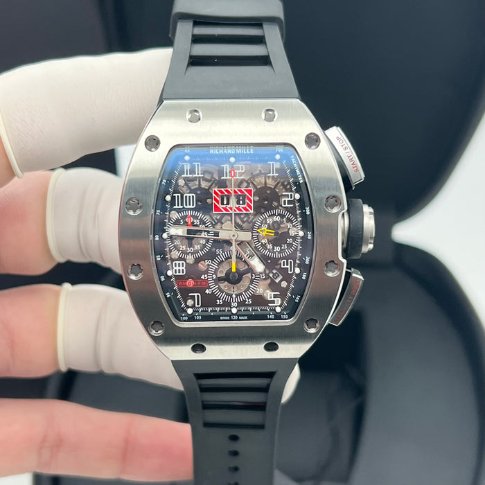 Richard Mille RM011FM Flyback Chronograph Titanium – Swiss Super Clone Automatic Skeleton Watch