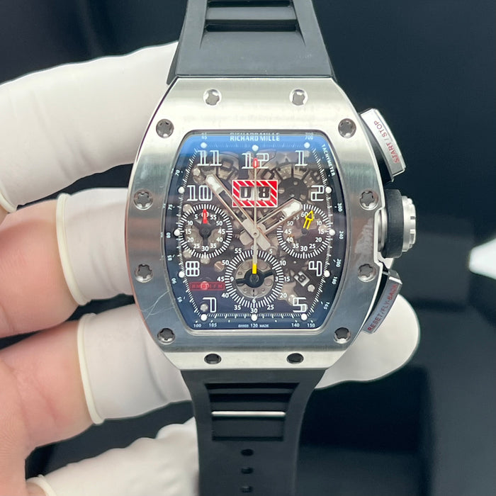 Richard Mille RM011FM Flyback Chronograph Titanium – Swiss Super Clone Automatic Skeleton Watch
