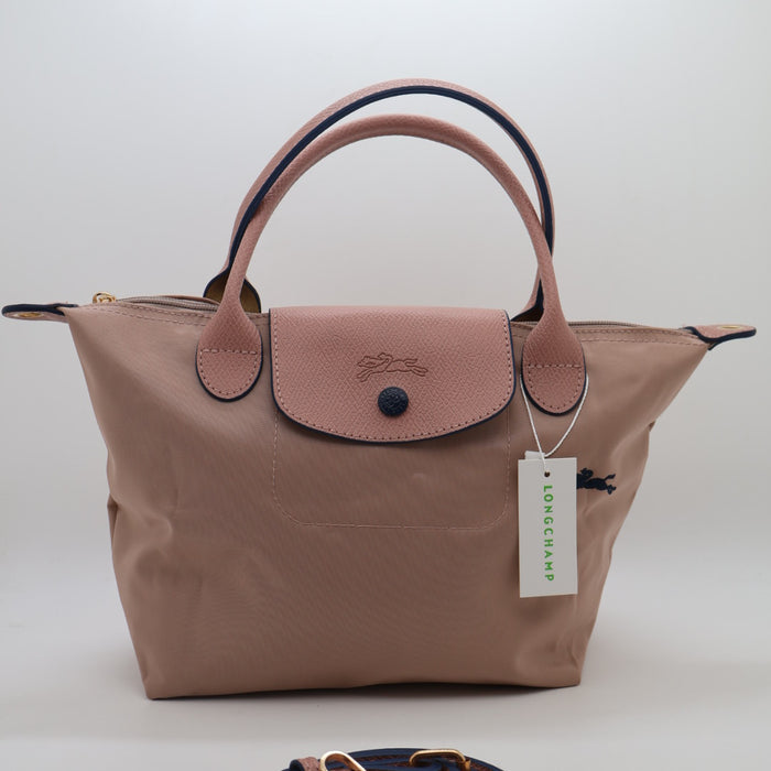 Longchamp Le Pliage Original Top Handle Bag Taupe – Foldable Nylon