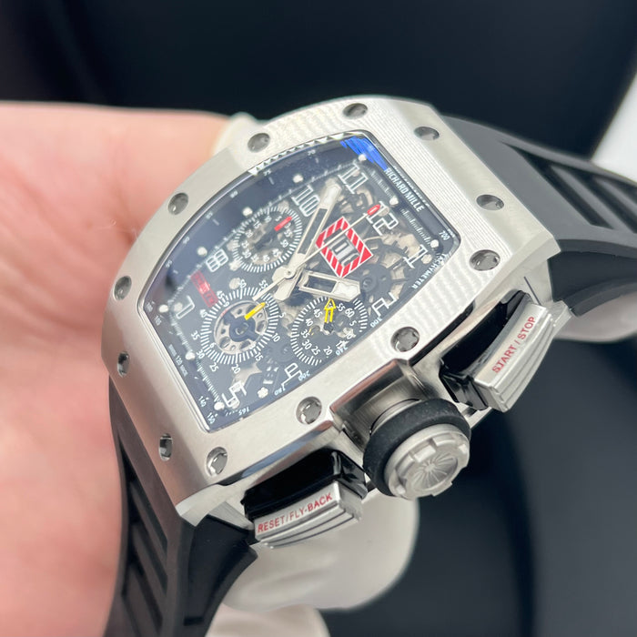 Richard Mille RM011FM Flyback Chronograph Titanium – Swiss Super Clone Automatic Skeleton Watch