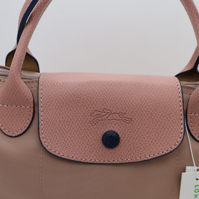 Longchamp Le Pliage Original Top Handle Bag Taupe – Foldable Nylon