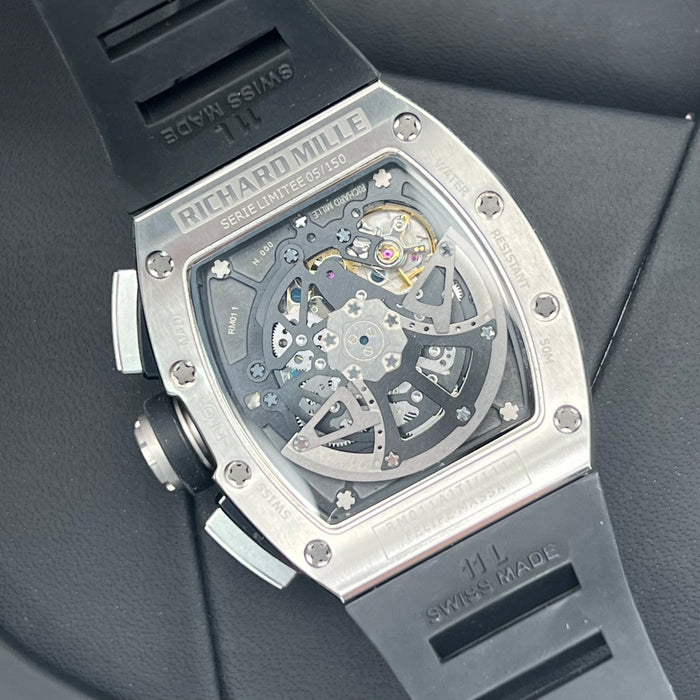 Richard Mille RM011FM Flyback Chronograph Titanium – Swiss Super Clone Automatic Skeleton Watch