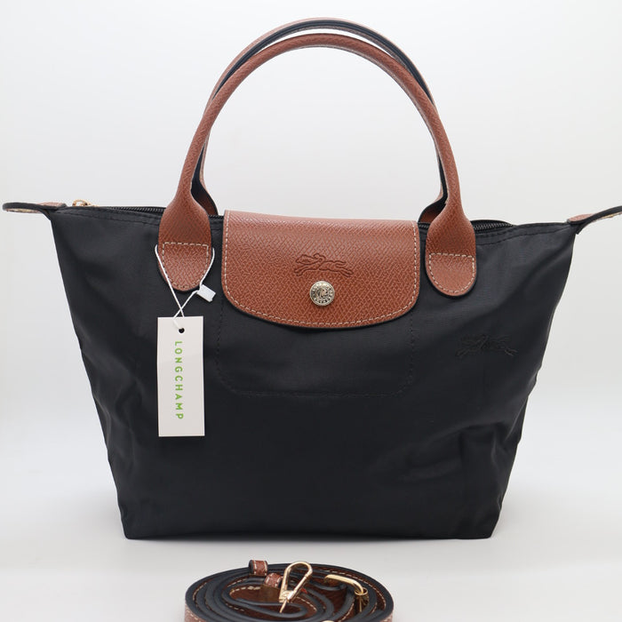 Longchamp Le Pliage Original Top Handle Bag Taupe – Foldable Nylon