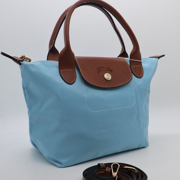 Longchamp Le Pliage Original Top Handle Bag Taupe – Foldable Nylon