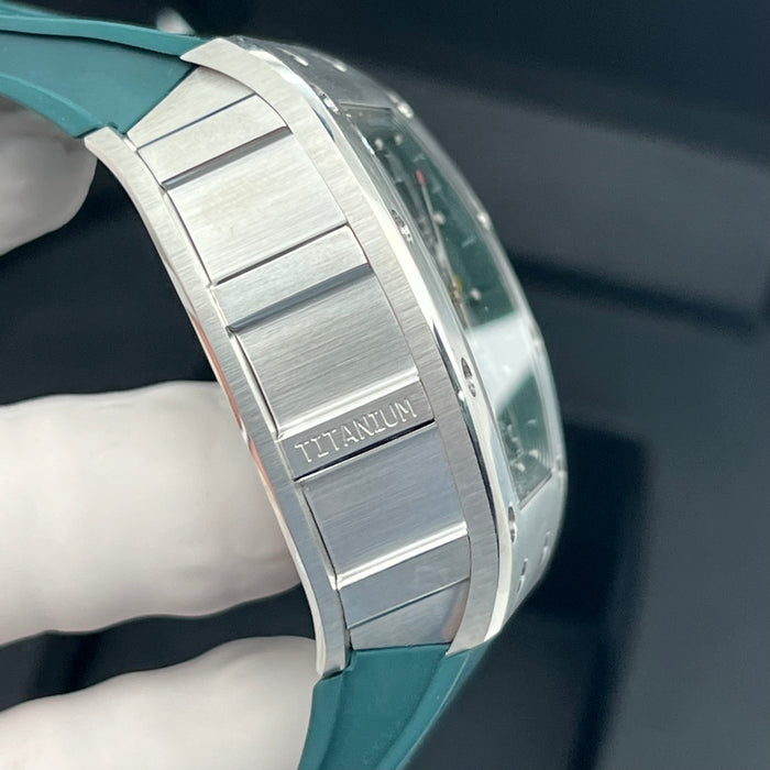 Richard Mille RM011AJTI/111 Flyback Chronograph Titanium – Le Mans Green Edition | Swiss Super Clone Automatic Skeleton