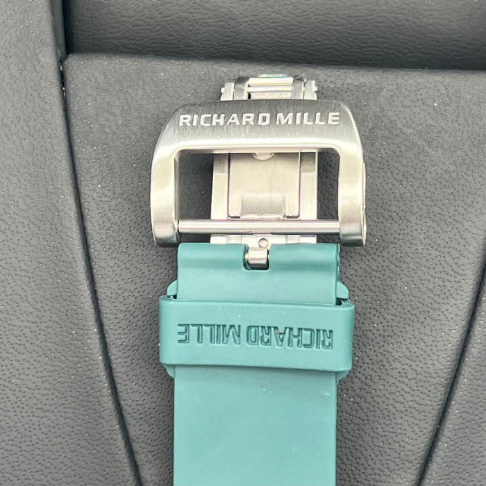 Richard Mille RM011AJTI/111 Flyback Chronograph Titanium – Le Mans Green Edition | Swiss Super Clone Automatic Skeleton