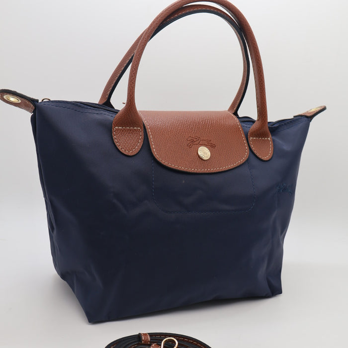 Longchamp Le Pliage Original Top Handle Bag Taupe – Foldable Nylon