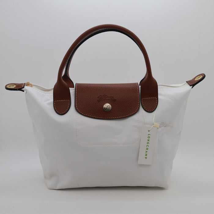 Longchamp Le Pliage Original Top Handle Bag Taupe – Foldable Nylon