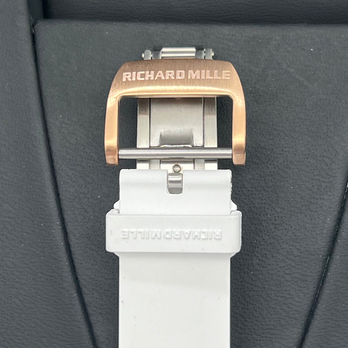 Richard Mille RM88 Smiley Art Skeleton Watch – White Ceramic & White Strap | Swiss Super Clone Automatic