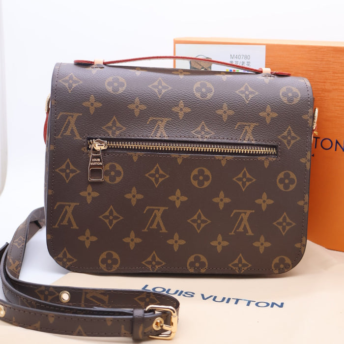 Louis Vuitton Pochette Métis in Monogram Canvas with Gold S-Lock Closure
