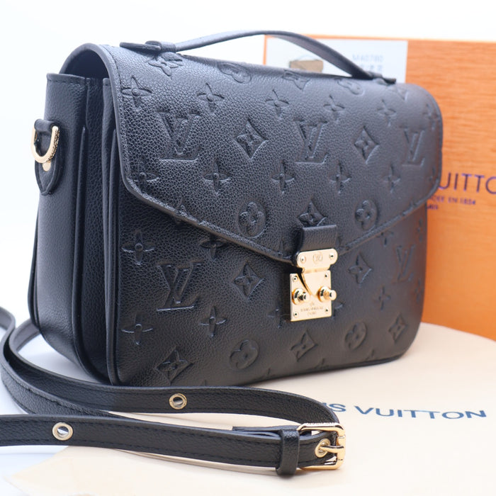 Louis Vuitton Pochette Métis in Monogram Canvas with Gold S-Lock Closure