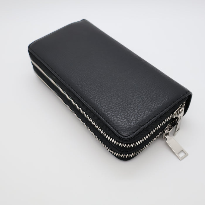 Real Leather Long Wallet