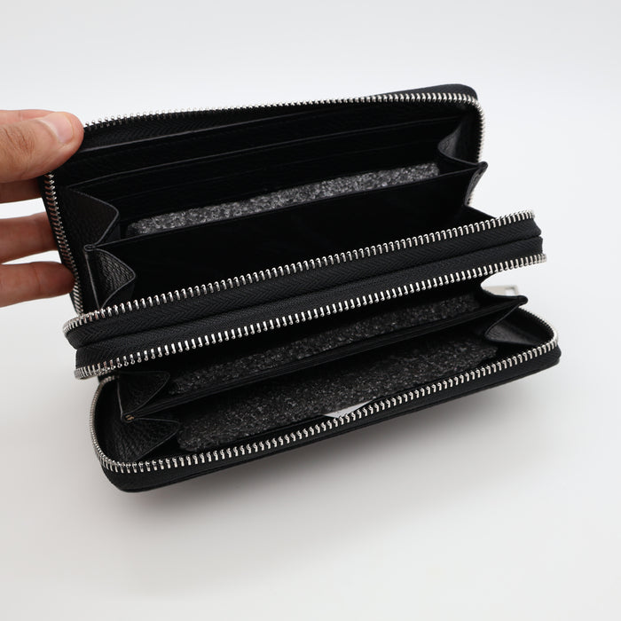 Real Leather Long Wallet