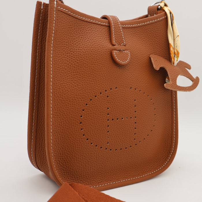 Hermes Genuine Leather women Cross Bag