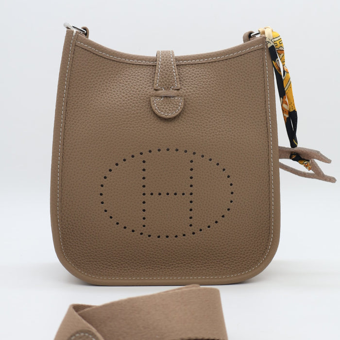 Hermes Genuine Leather women Cross Bag