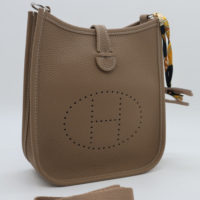 Hermes Genuine Leather women Cross Bag