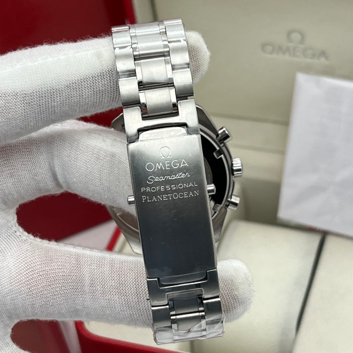 Omega Speedmaster Co-Axial Chronometer Blue Dial Stainless Steel Watch