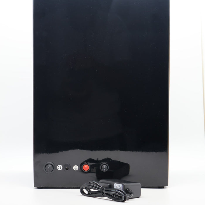 Deluxe Watch Winder – 6 Slots (Black Gloss & Burgundy Interior)