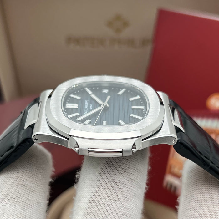 Patek Philippe Nautilus 5711/1A – Blue Dial (Black Leather Strap) - Swiss Super Clone
