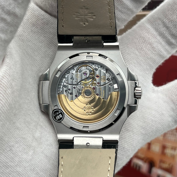 Patek Philippe Nautilus 5711/1A – Blue Dial (Black Leather Strap) - Swiss Super Clone