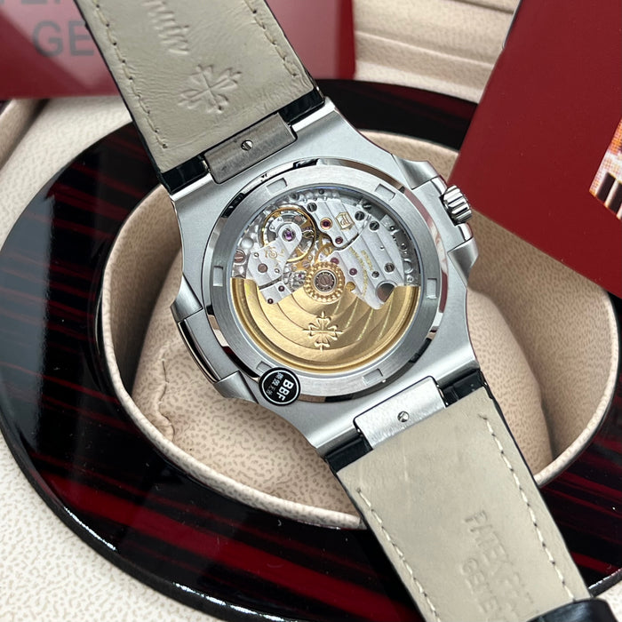 Patek Philippe Nautilus 5711/1A – Blue Dial (Black Leather Strap) - Swiss Super Clone