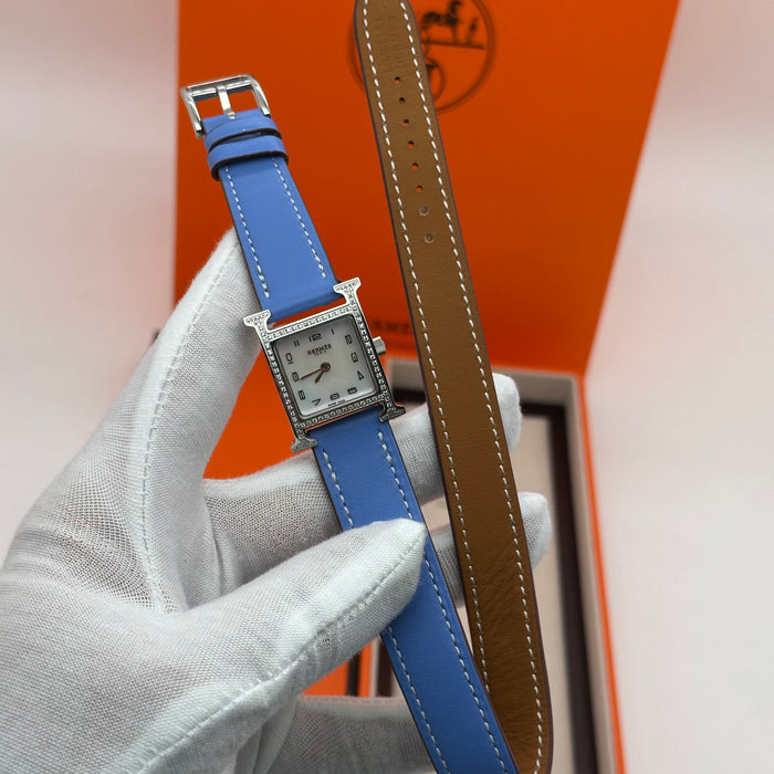 Hermes Heure H Stress Blue Watch