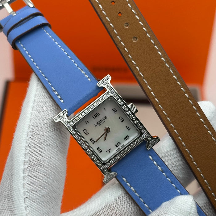 Hermes Heure H Stress Blue Watch