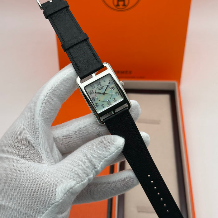 Hermes Cape Cod Black Strap Watch For Women
