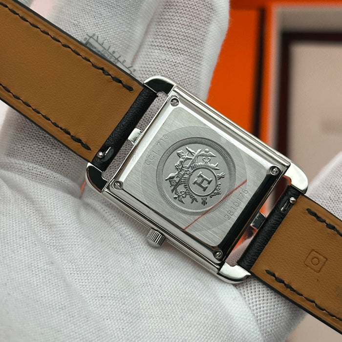 Hermes Cape Cod Black Strap Watch For Women