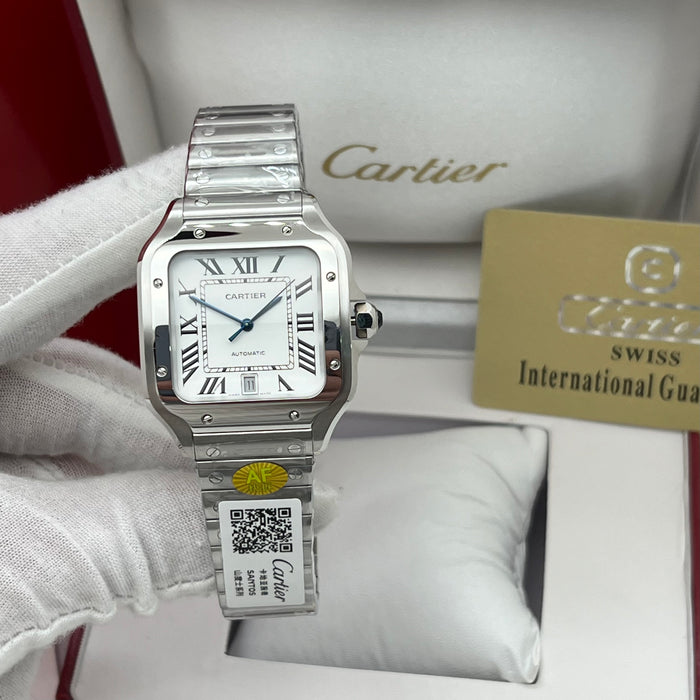 Cartier Santos de Cartier Large 40MM– White Dial – Automatic – Swiss Super Clone