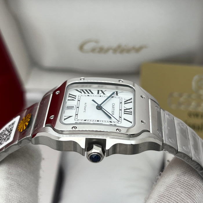 Cartier Santos de Cartier Large 40MM– White Dial – Automatic – Swiss Super Clone