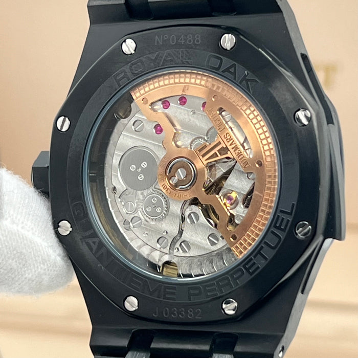 Audemars Piguet Royal Oak Black Automatic 41MM – Swiss Super Clone