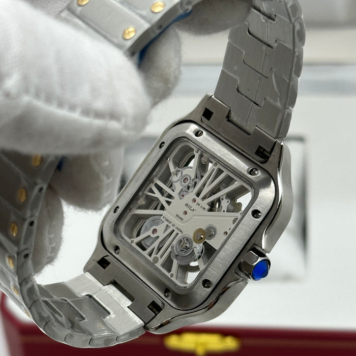 Cartier Santos Skeleton Two-Tone 39mm