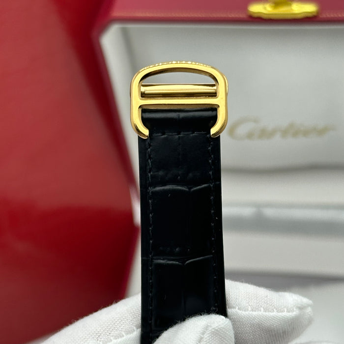 Cartier Style Gold Automatic Open Heart Watch – Blue Dial Luxury Edition