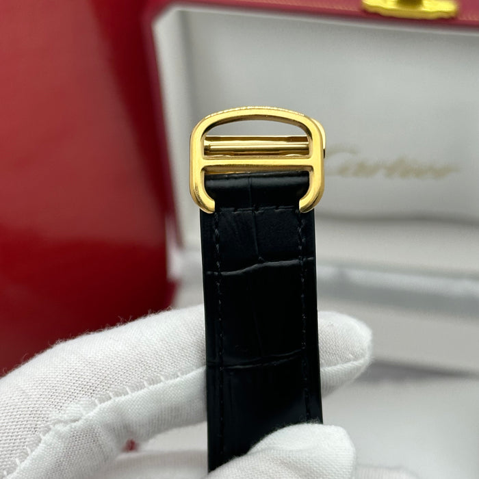 Cartier Style Gold Automatic Open Heart Watch – Champagne Dial Luxury