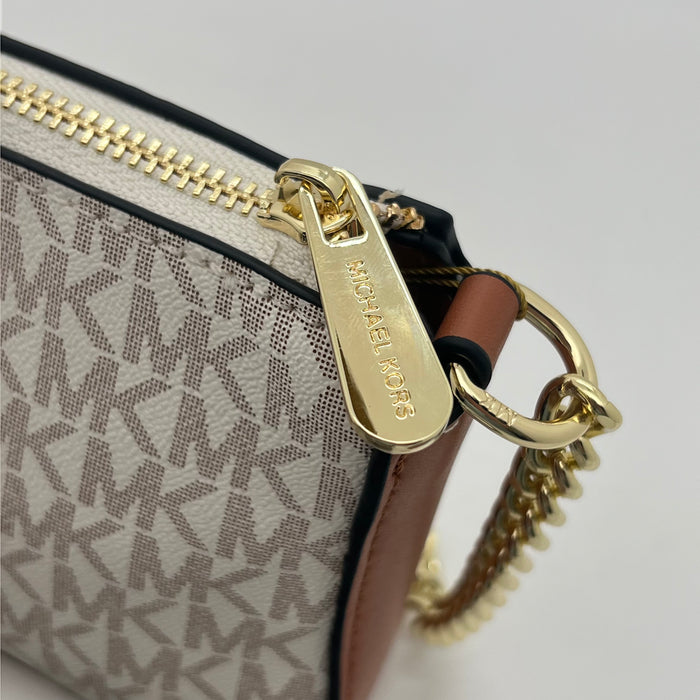 Michael Kors Jet Set Small Chain Shoulder Bag – Signature MK Canvas