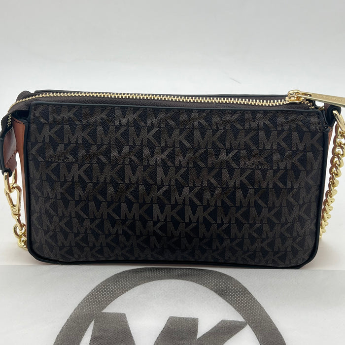 Michael Kors Jet Set Small Chain Shoulder Bag – Signature MK Canvas